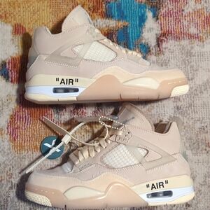 Off-White x Wmns Air Jordan 4 Retro SP ‘Sail’